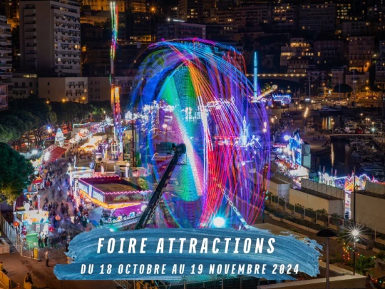 Aperçu de l'actualité Foire Attractions sur le Port de Monaco du 18 octobre au 19 novembre 2024