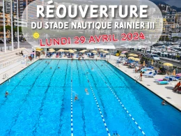 Aperçu de l'actualité Réouverture du Stade Nautique Rainier III lundi 29 avril 2024