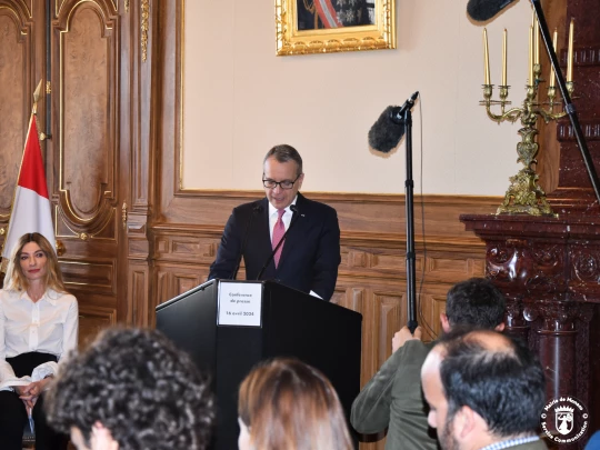 Aperçu de l'actualité Conférence de presse du Maire Georges Marsan