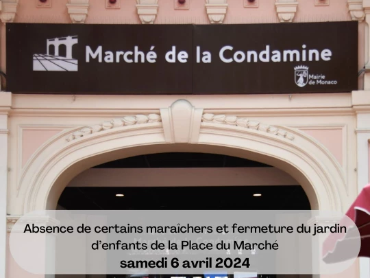 Aperçu de l'actualité Absence de certains maraîchers au Marché de la Condamine samedi 6 avril 2024