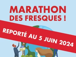 Aperçu de l'actualité Report du Marathon des Fresques