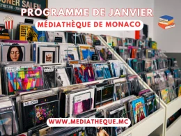 Aperçu de l'actualité Médiathèque de Monaco :  le programme culturel du mois de janvier 2025