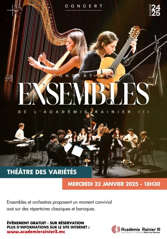 Concert des Ensembles de l’Académie Rainier III