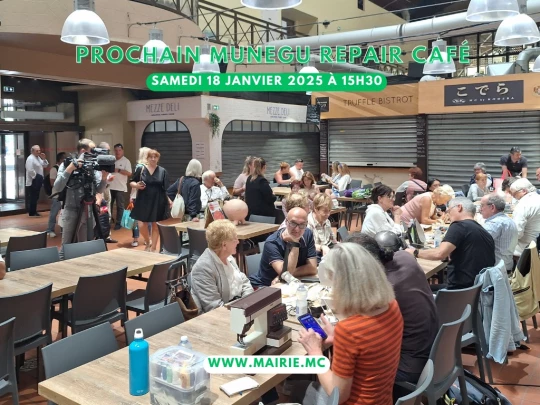 Aperçu de l'actualité Prochaine édition du Mùnegu Repair Café, le samedi 18 janvier 2025