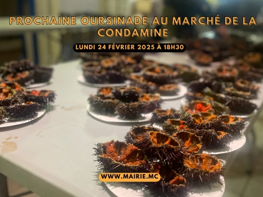 Aperçu de l'actualité Oursinade au Marché de la Condamine, le lundi 24 février 2025 à partir de 18h30