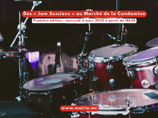 Aperçu de l'actualité Des « Jam Sessions » au Marché de la Condamine