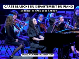 Aperçu de l'actualité Carte Blanche du Département Piano de l’Académie Rainier III