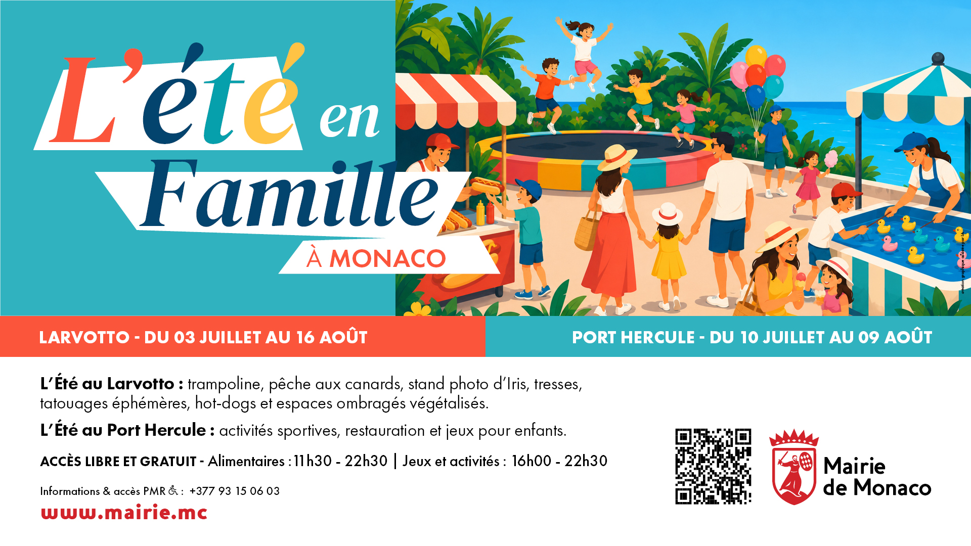L'été au Port Hercule et au Larvotto 2026
