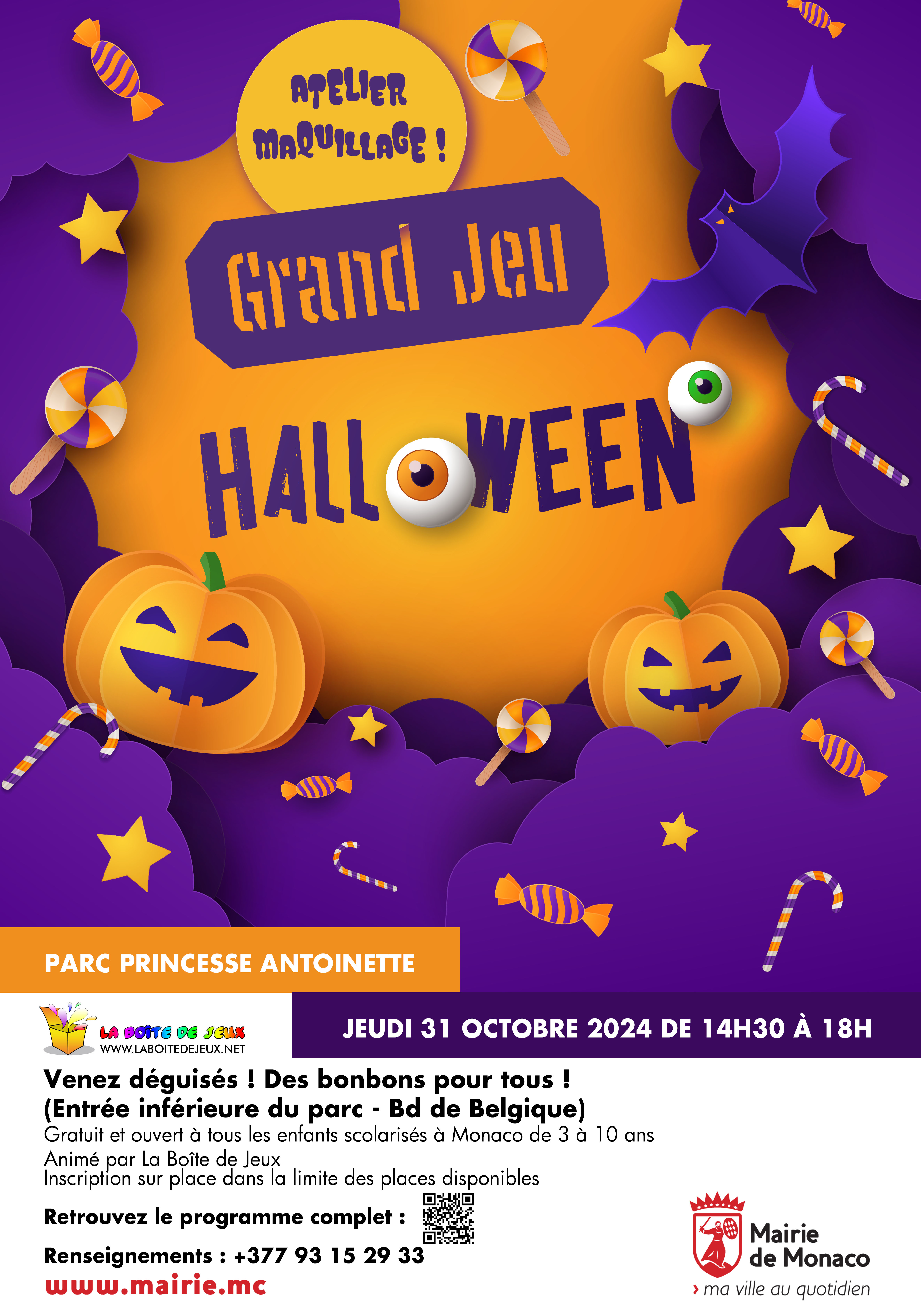 Affiche de l'événement Grand Jeu d'Halloween