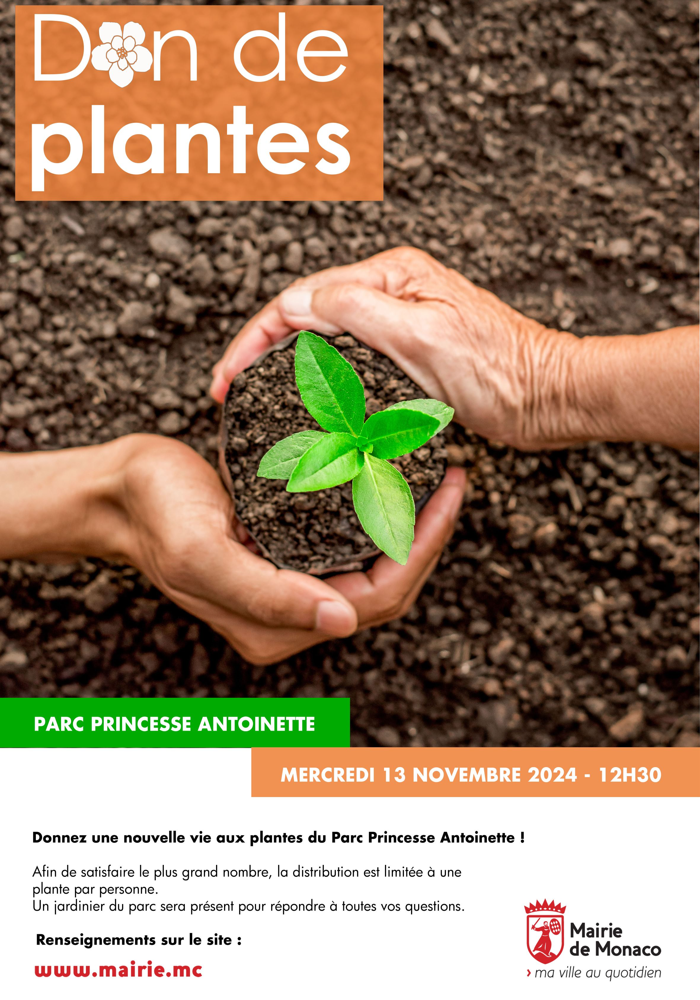 Affiche de l'événement Don de plantes