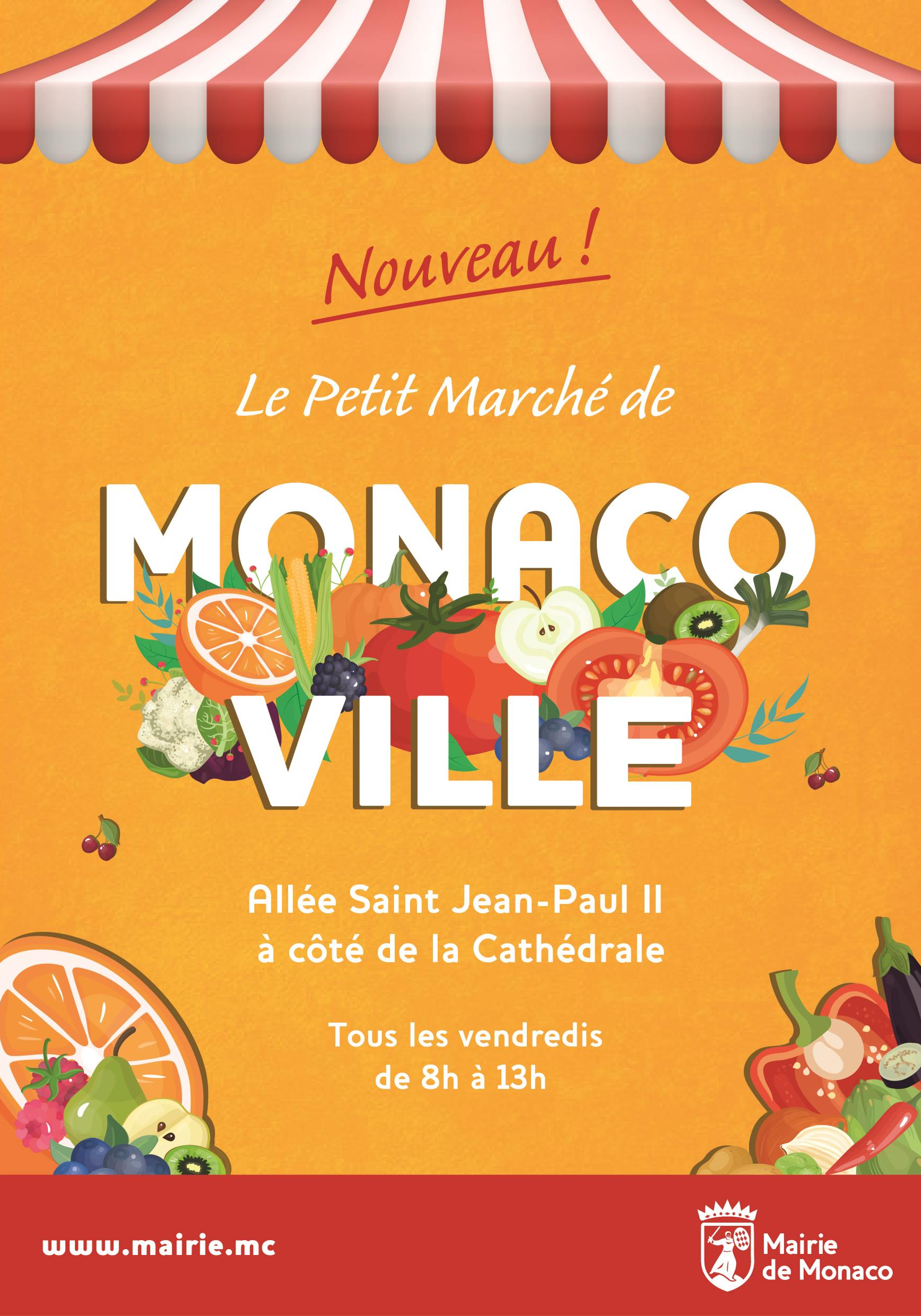 Affiche de l'événement Petit Marché de Monaco-Ville