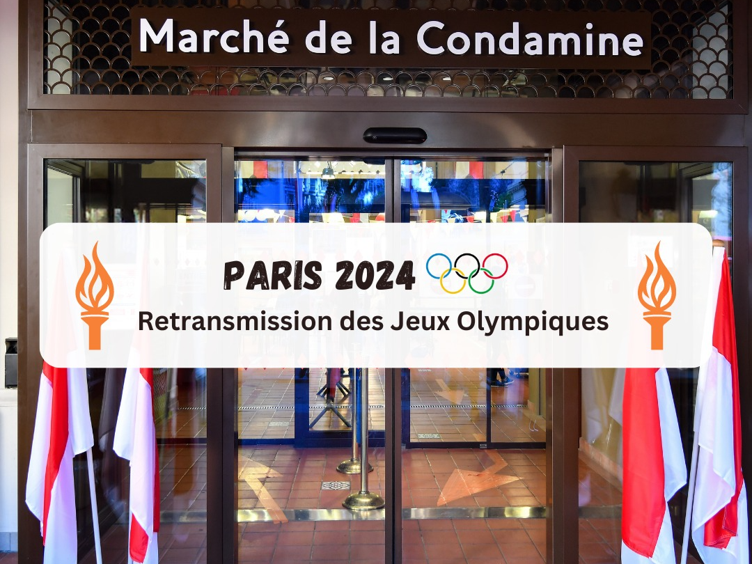 Retransmission des Jeux Olympiques de Paris 2024 au Marché de la Condamine