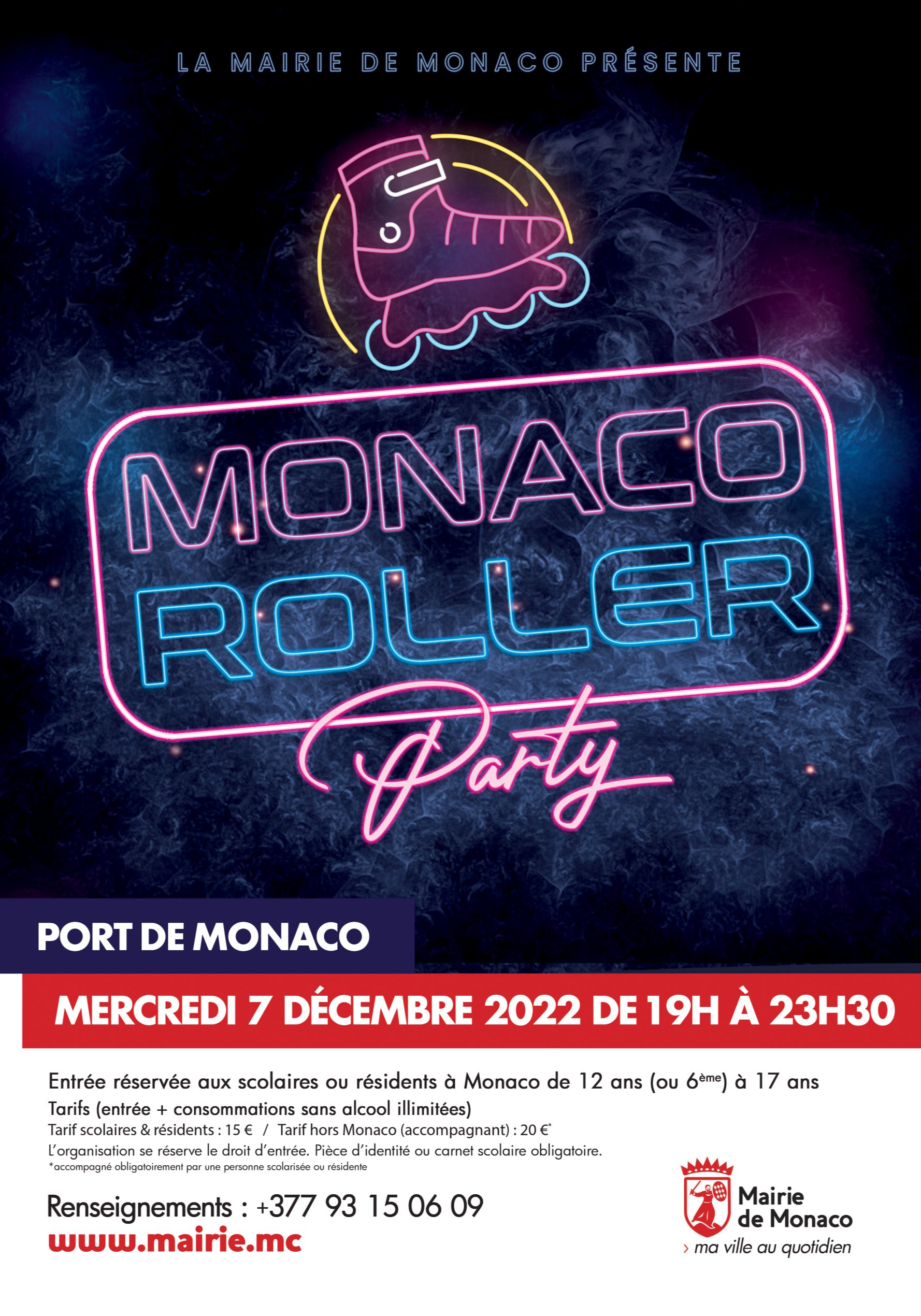 Affiche de l'événement Monaco Roller Party