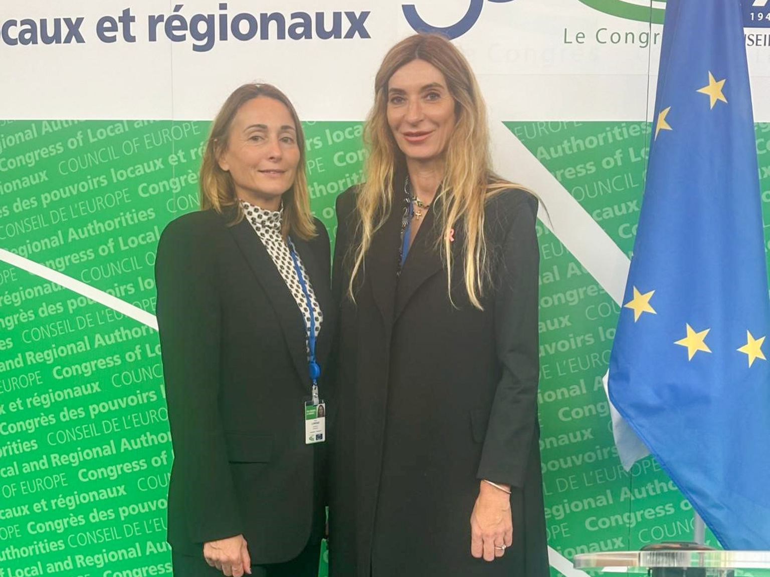 Marjorie Crovetto et Nada Lorenzi à la 47ème Session du Congrès des pouvoirs locaux et régionaux à Strasbourg