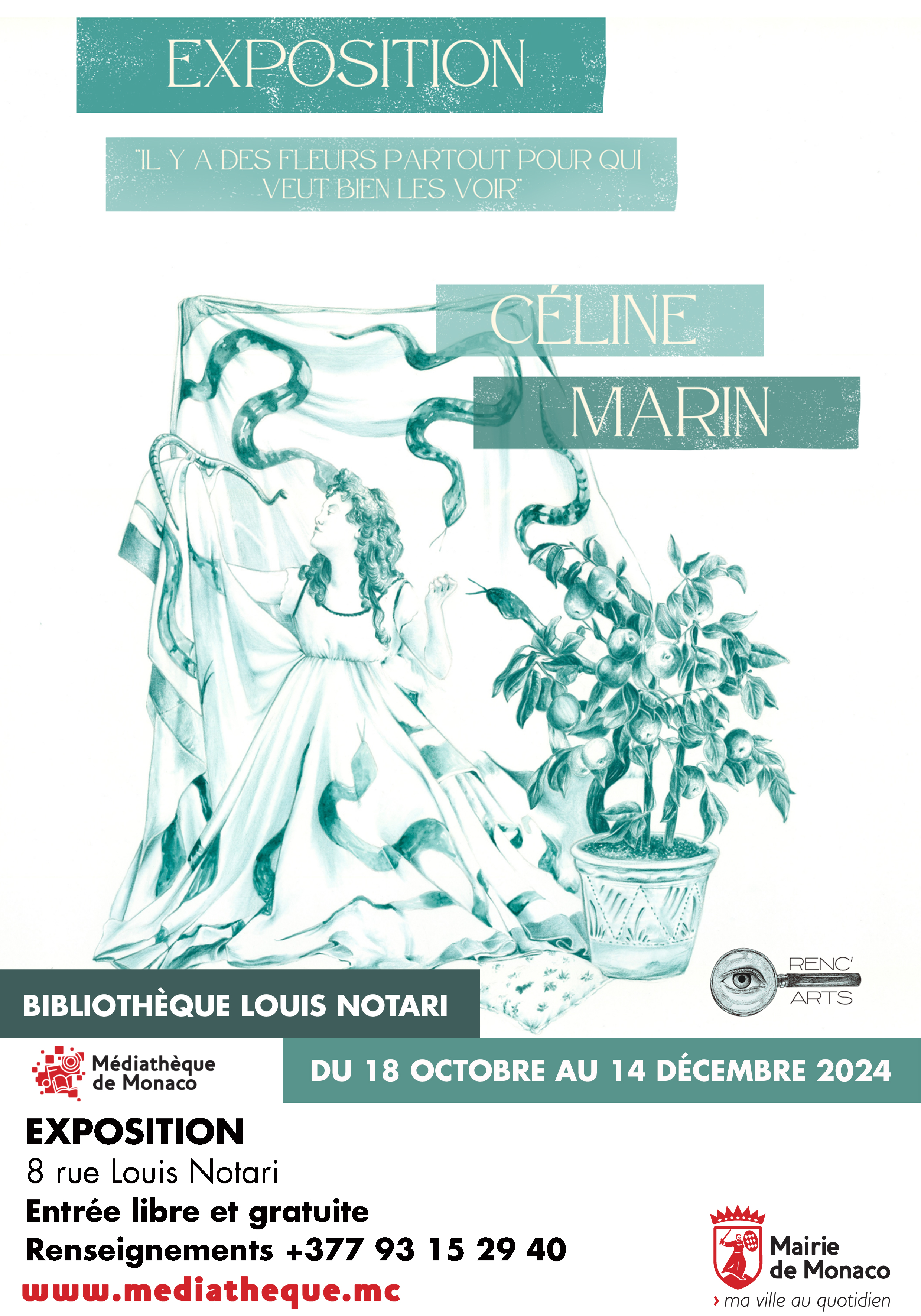 Affiche de l'événement Exposition Céline Marin