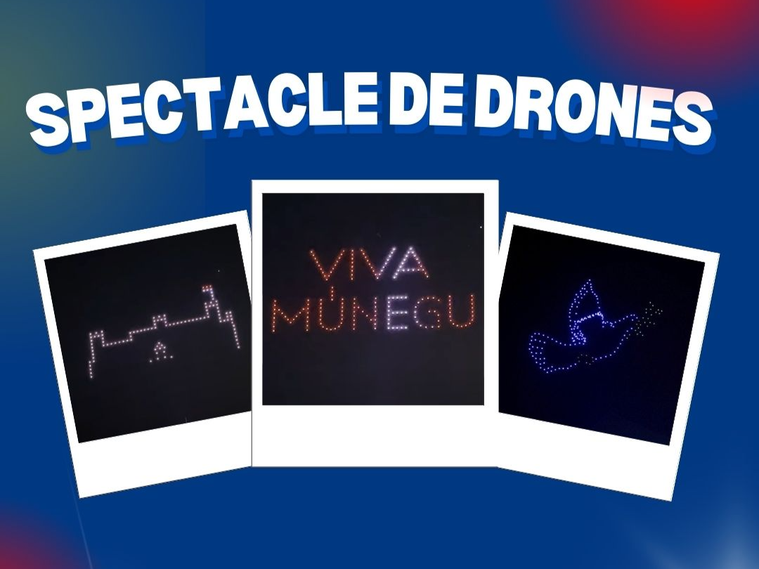 Aperçu de l'actualité Spectacle de drones le 9 août 2024 à 22h