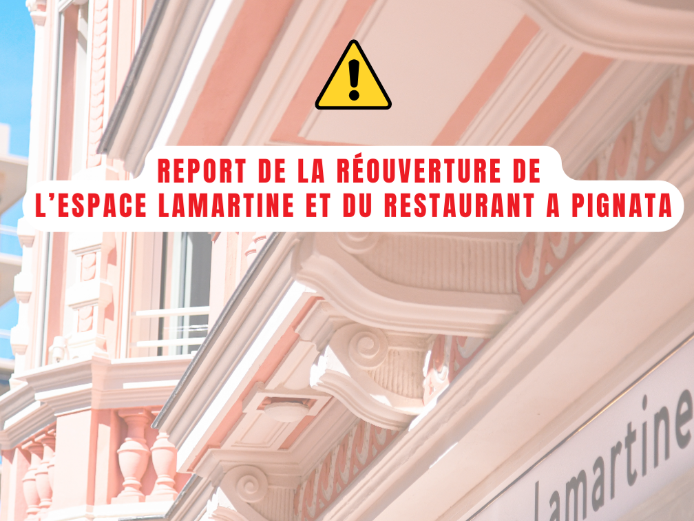 Report de la réouverture de l’Espace Lamartine