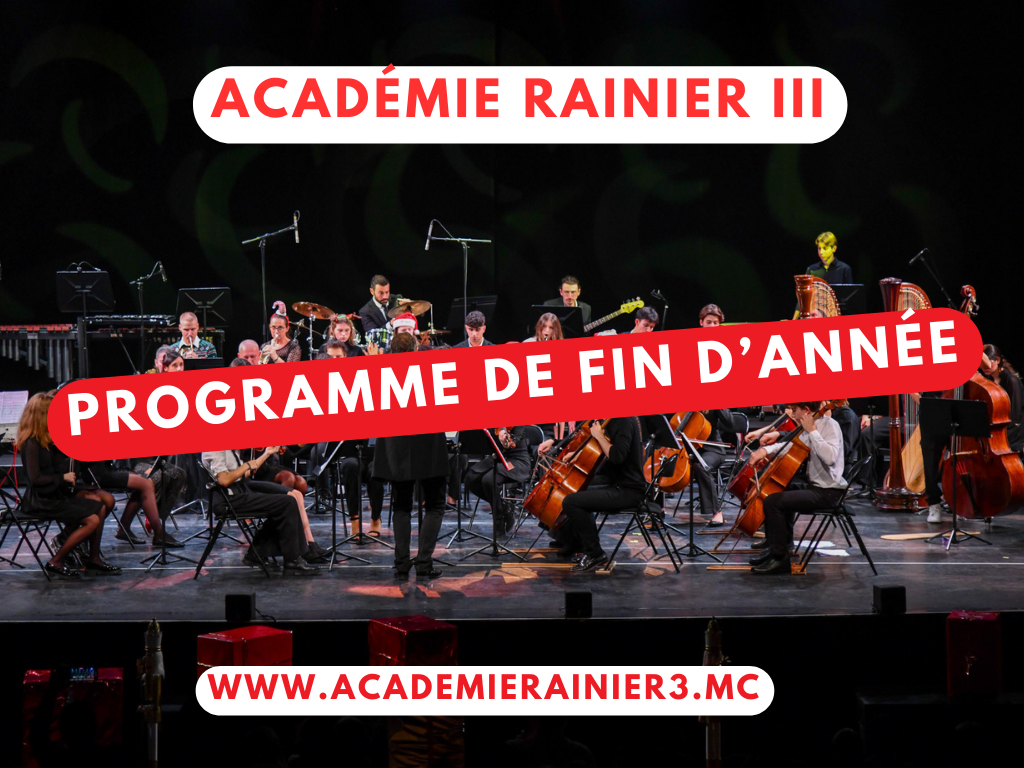 Le programme de fin d’année de l’Académie Rainier III