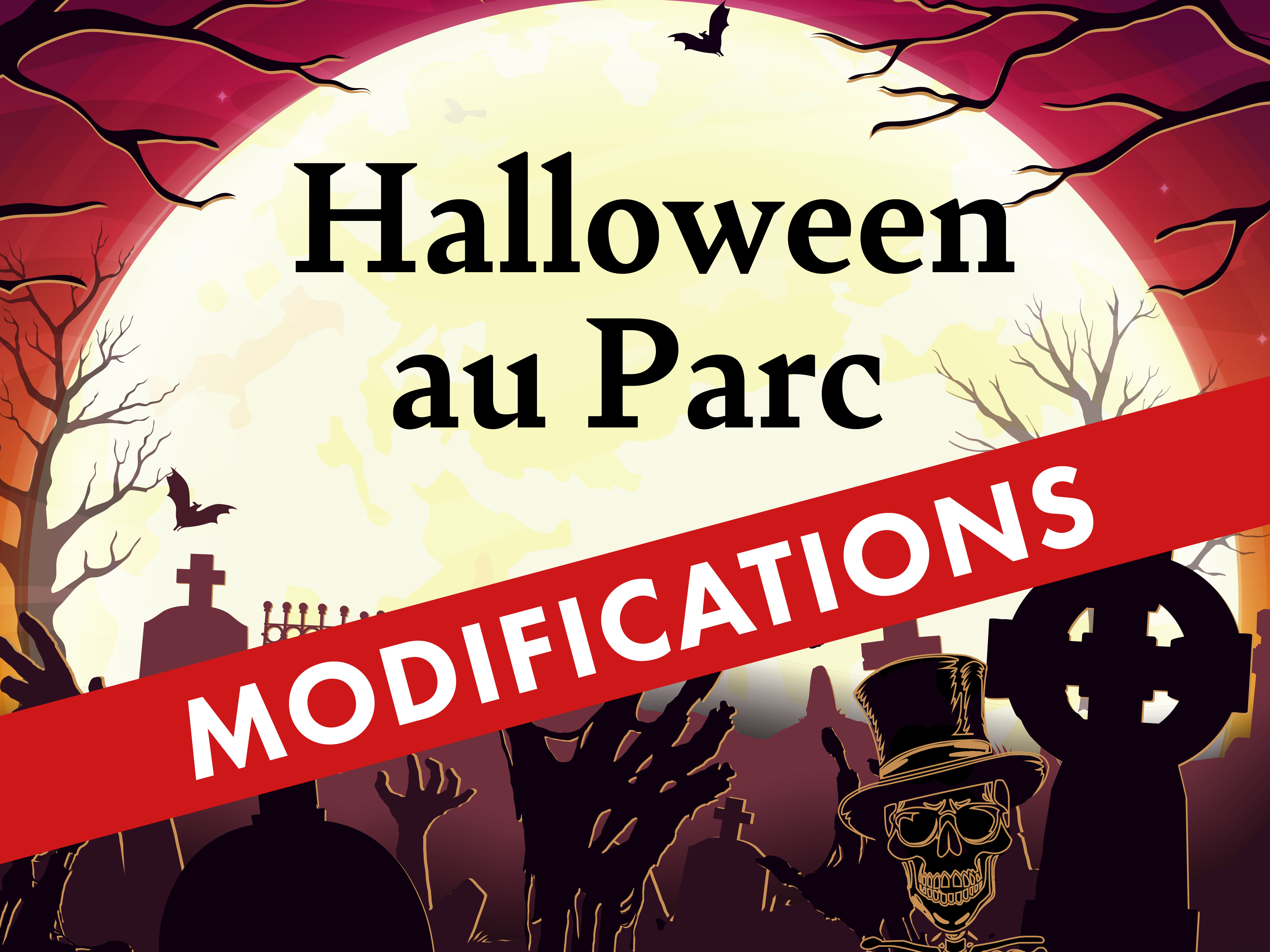 Halloween 2024 : modification du programme au Parc Princesse Antoinette