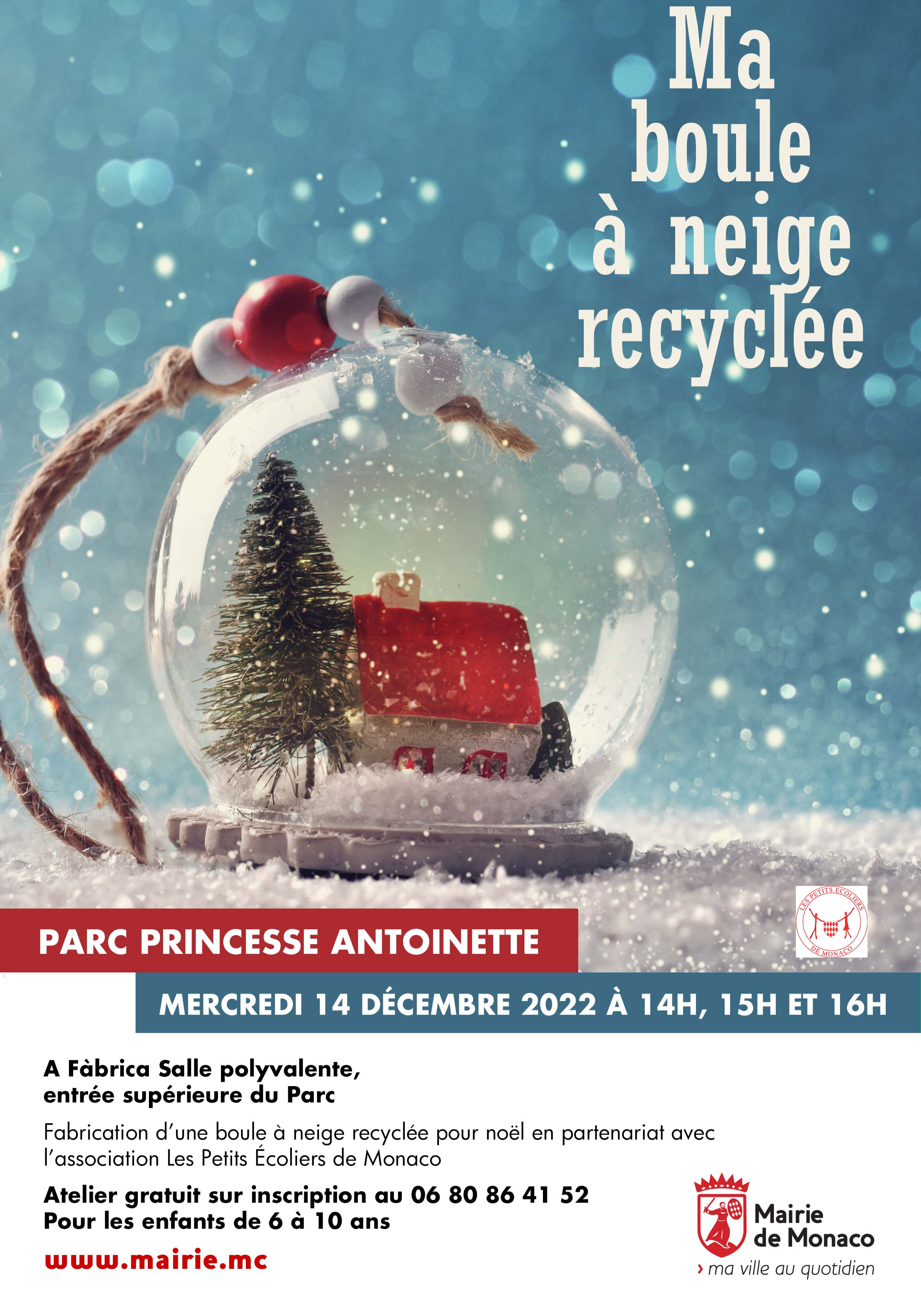 Affiche de l'événement "Ma boule à neige recyclée"