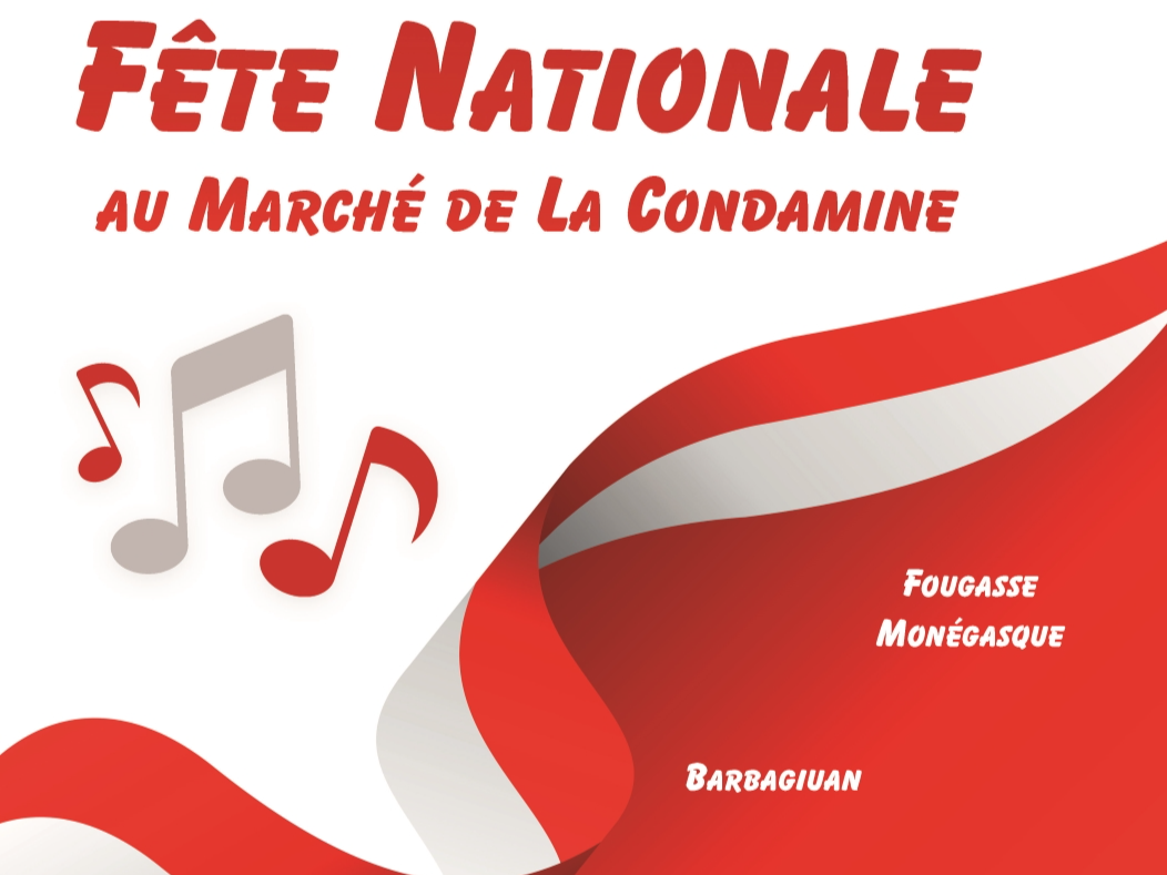 Célébrez la Fête Nationale au Marché de la Condamine samedi 19 novembre 2022 !