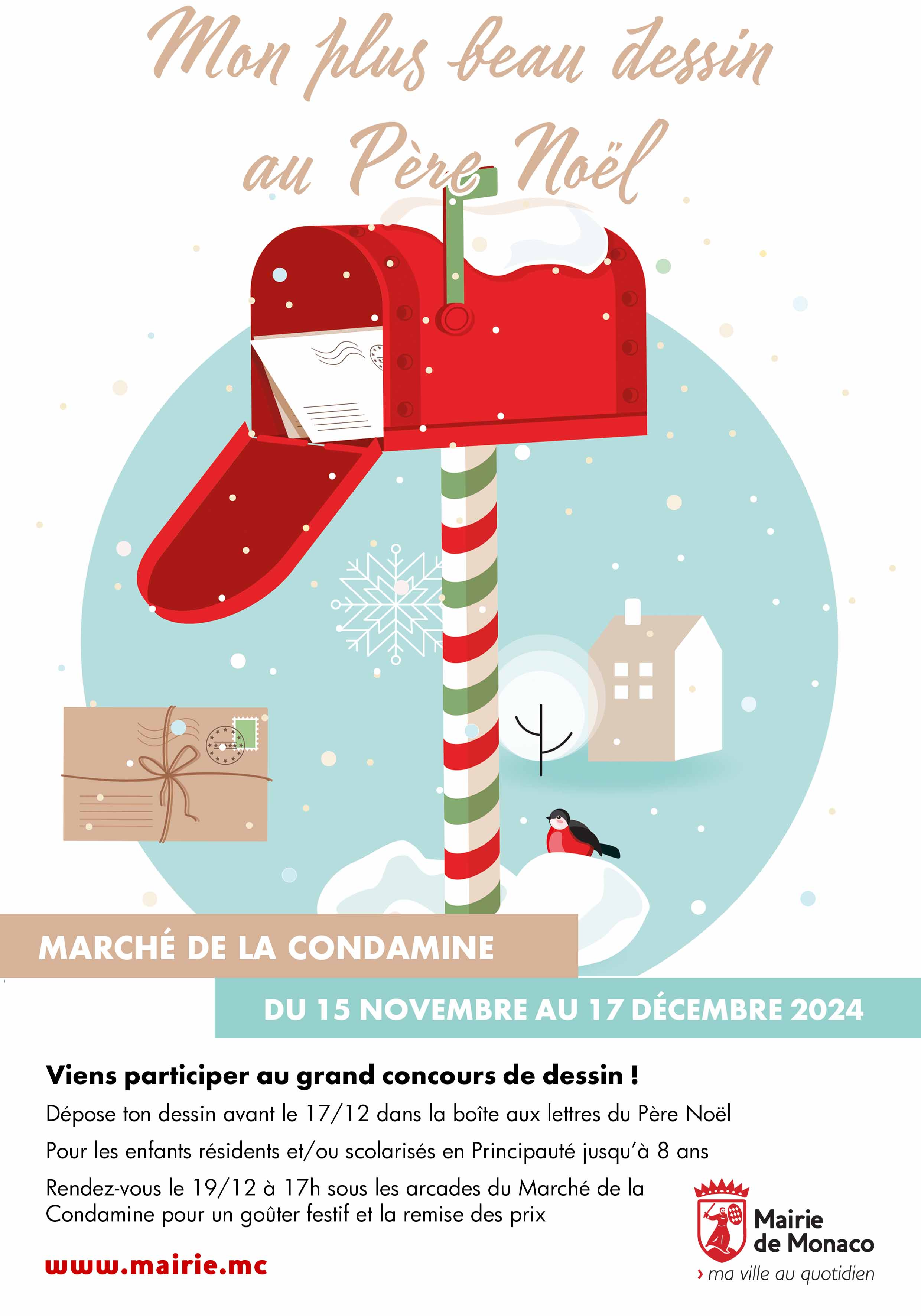 Affiche de l'événement Mon plus beau dessin au Père Noël