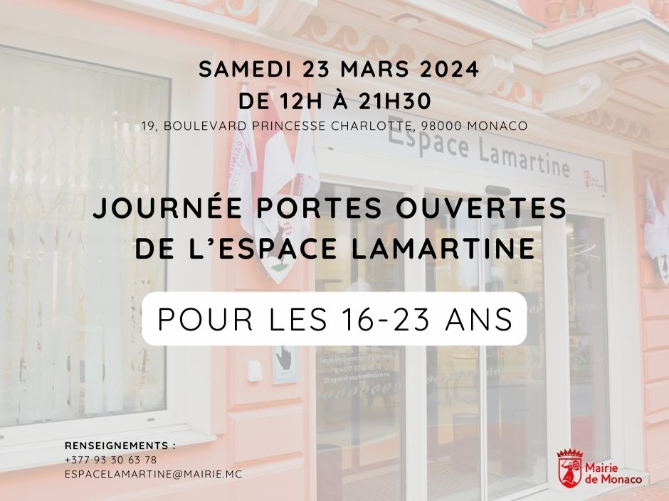 Aperçu de l'actualité Journée portes ouvertes de l'Espace Lamartine pour les 16-23 ans