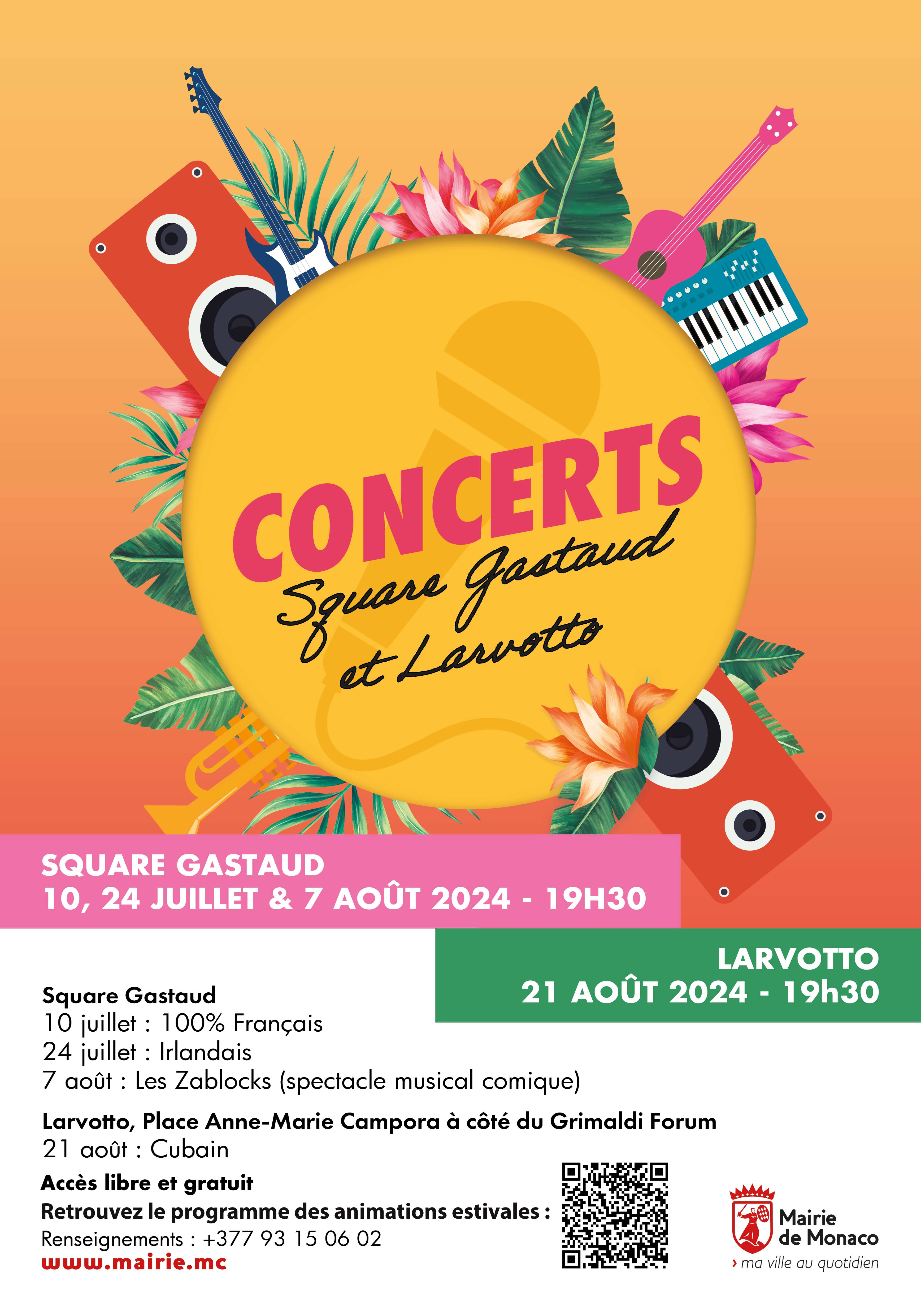 Affiche de l'événement Concerts de l'été