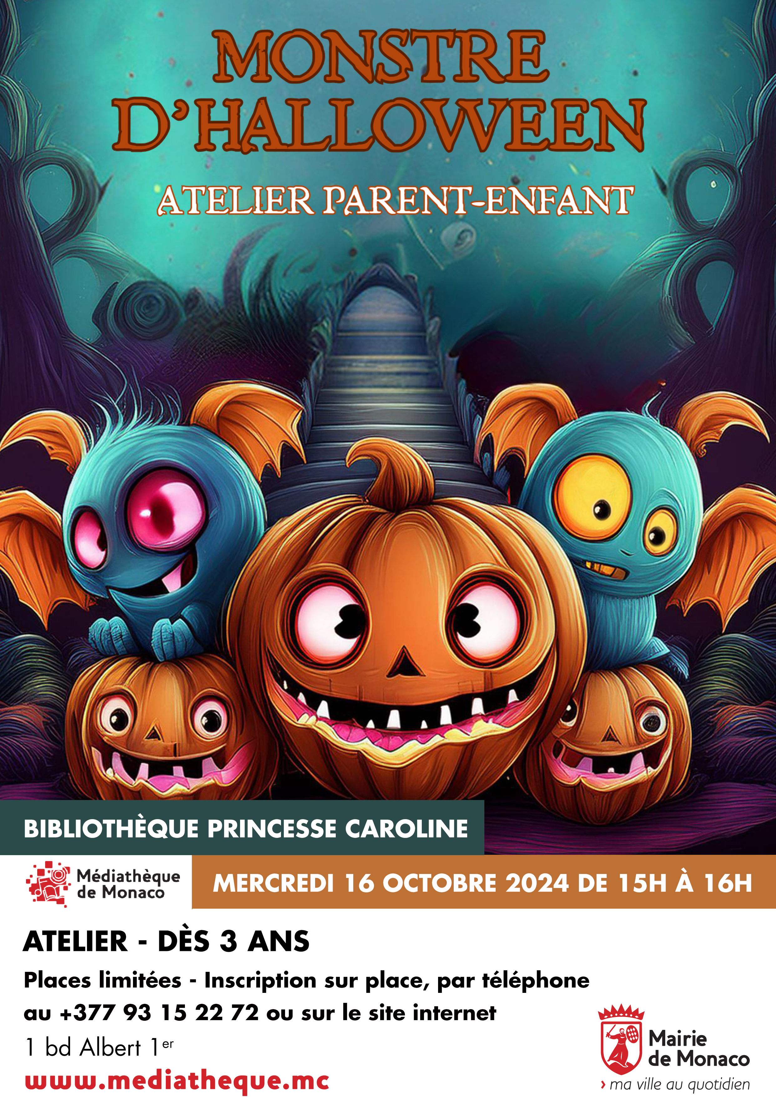 Affiche de l'événement Monstre d'Halloween