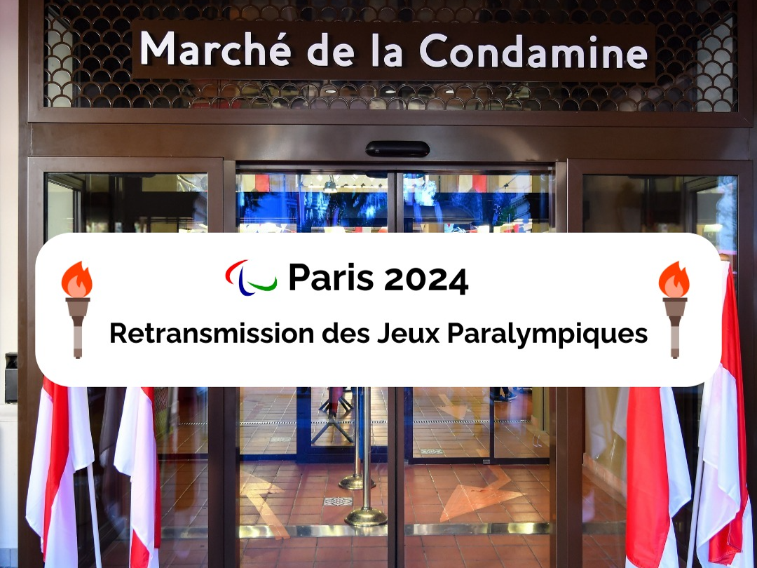 Retransmission des Jeux Paralympiques au Marché de la Condamine