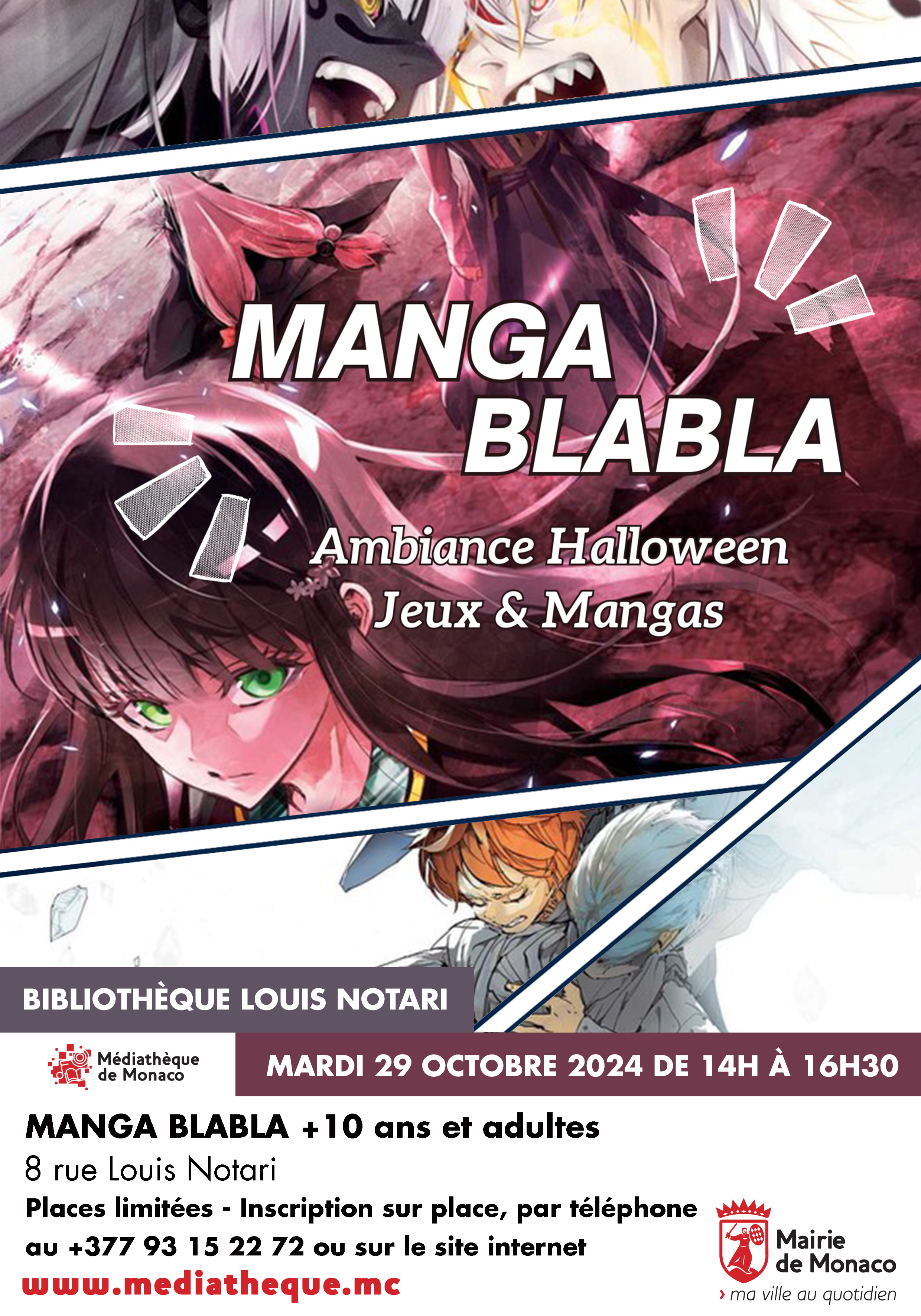 Affiche de l'événement Après-midi manga : Jeux et Manga Blabla