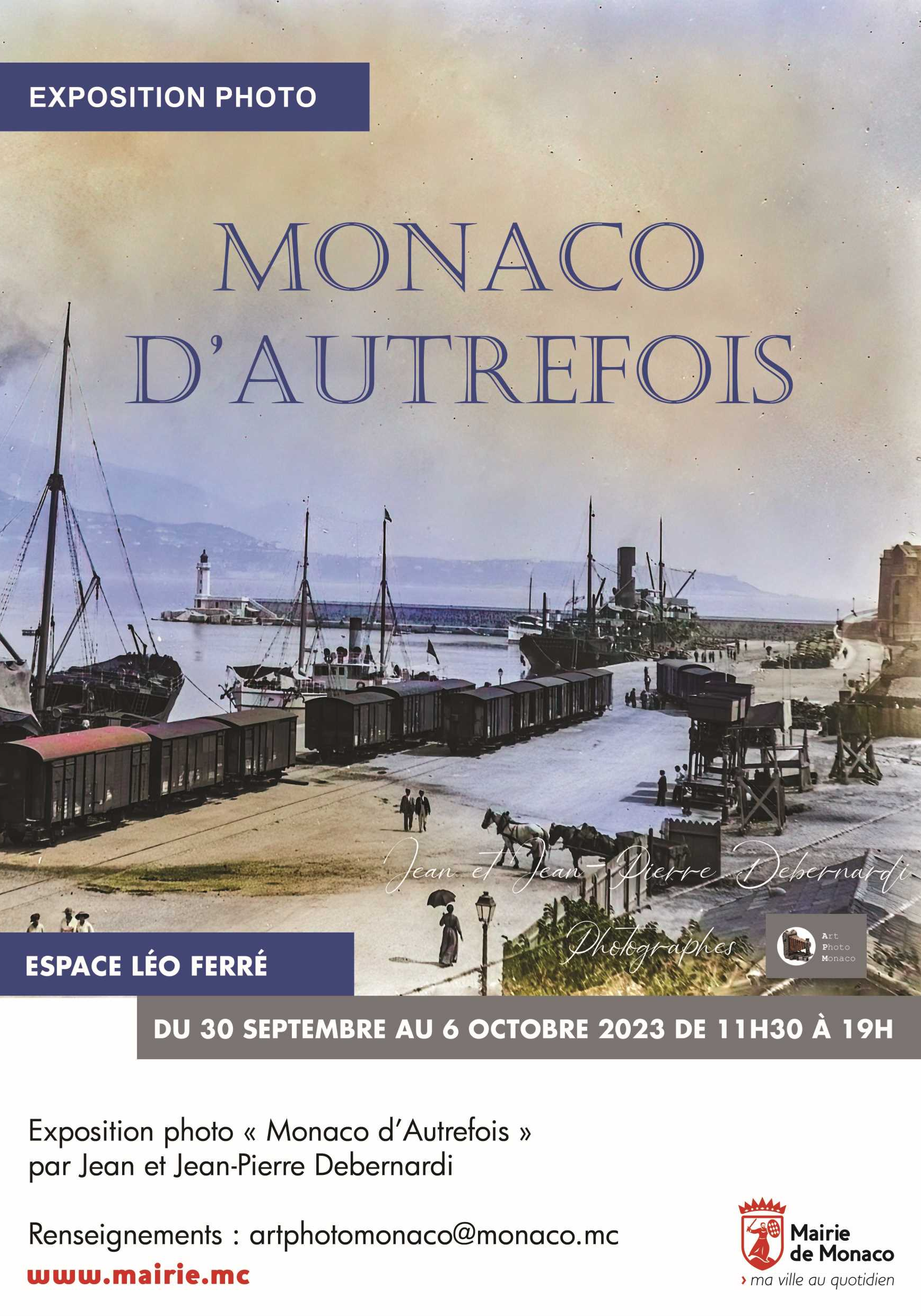 Affiche de l'événement Exposition photo "Monaco d'Autrefois"