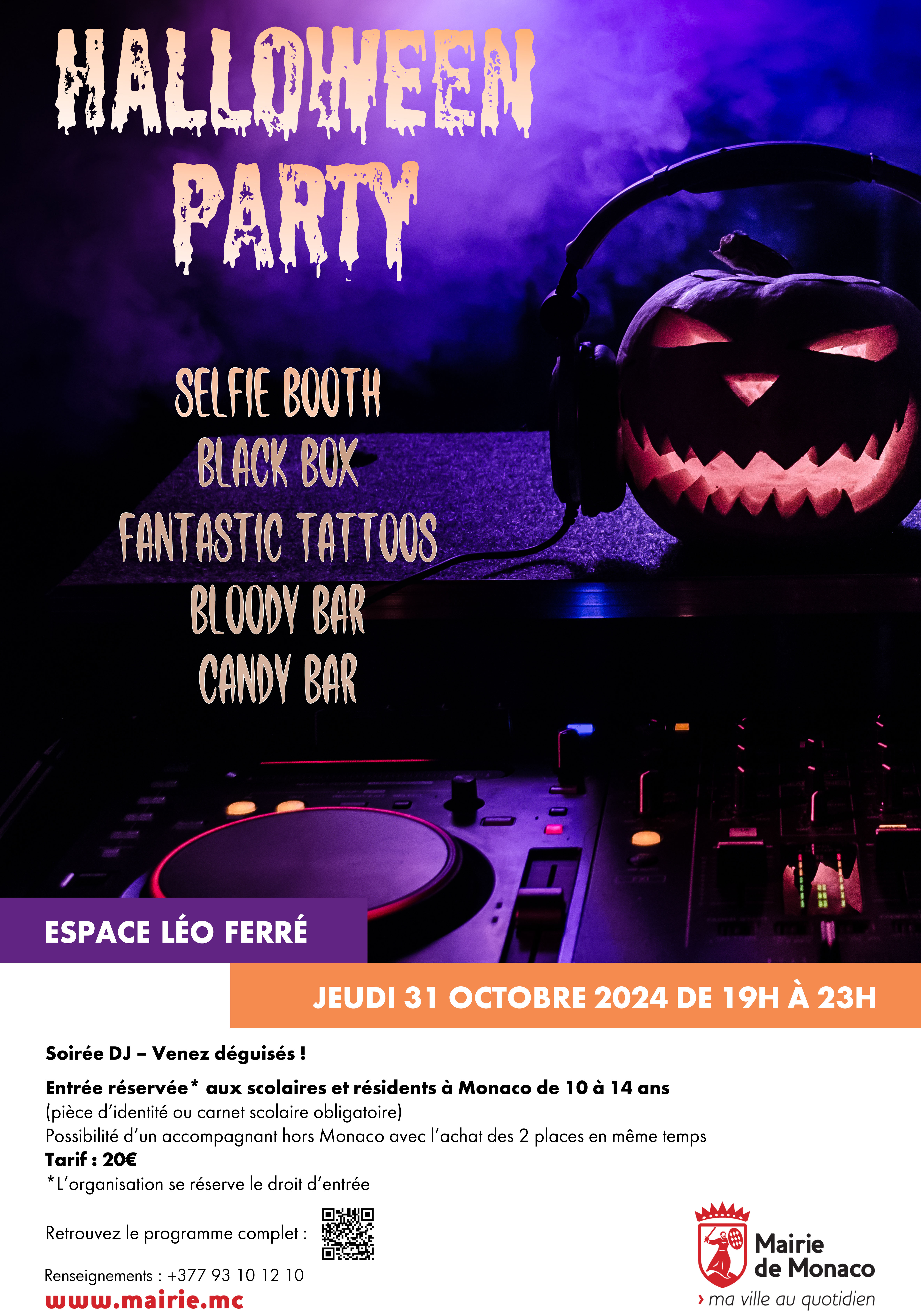 Affiche de l'événement Halloween Party