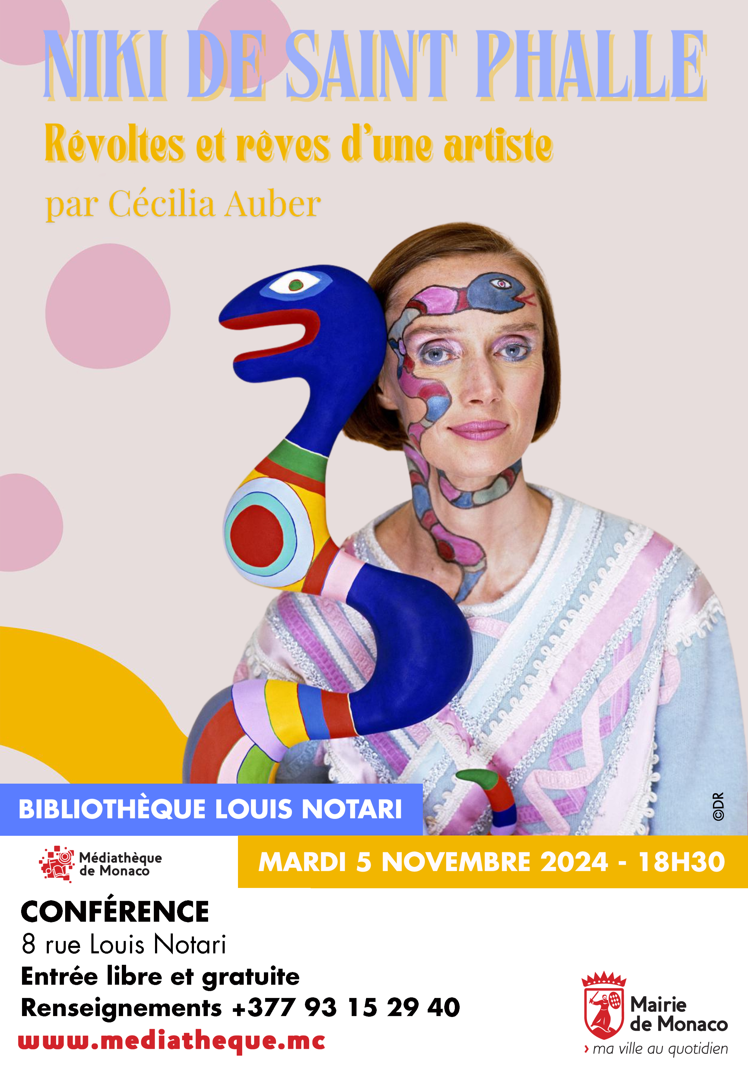 Conférence : Niki de Saint Phalle, Révoltes et rêves d'une artiste