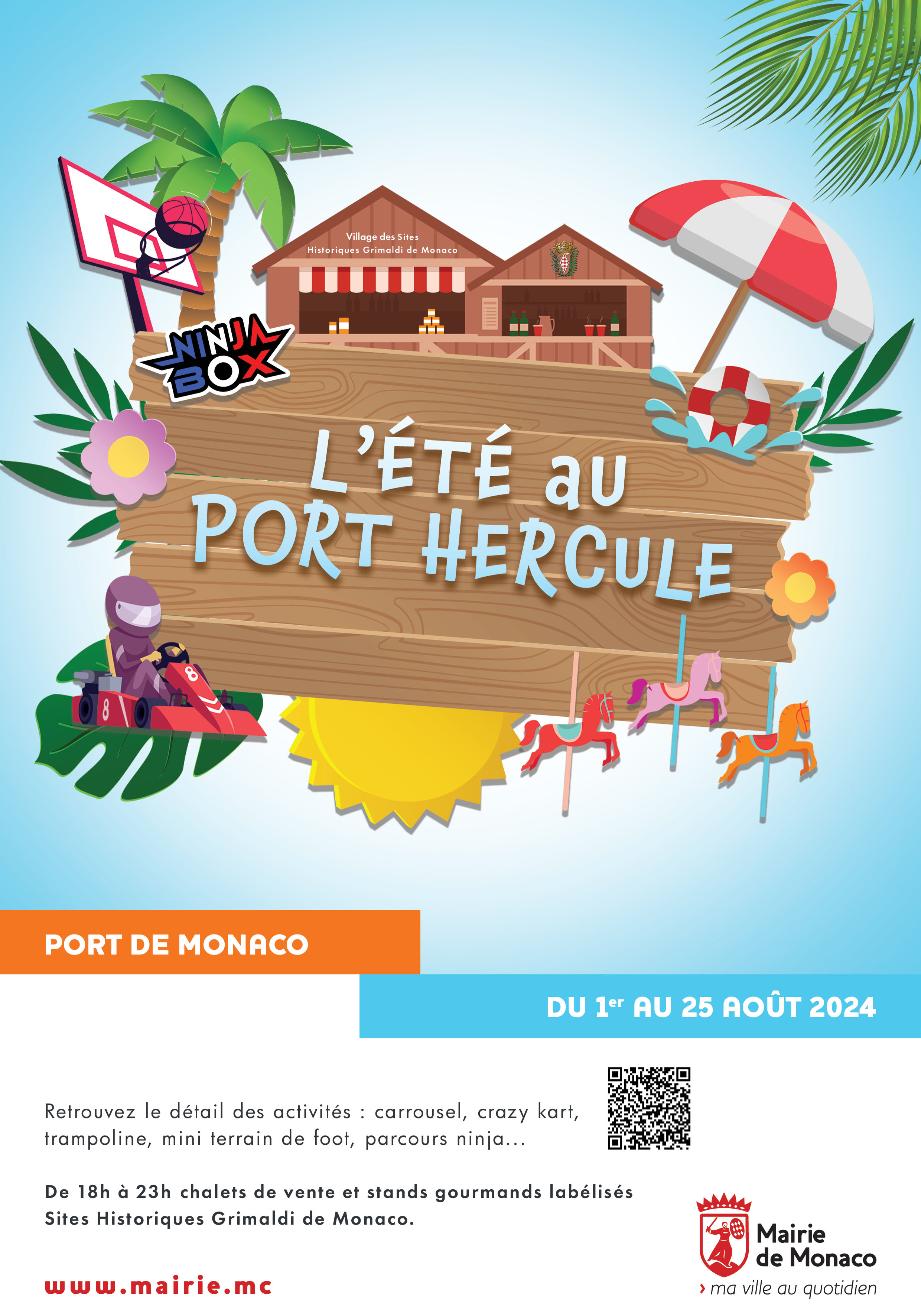 Affiche de l'événement L'été au Port Hercule