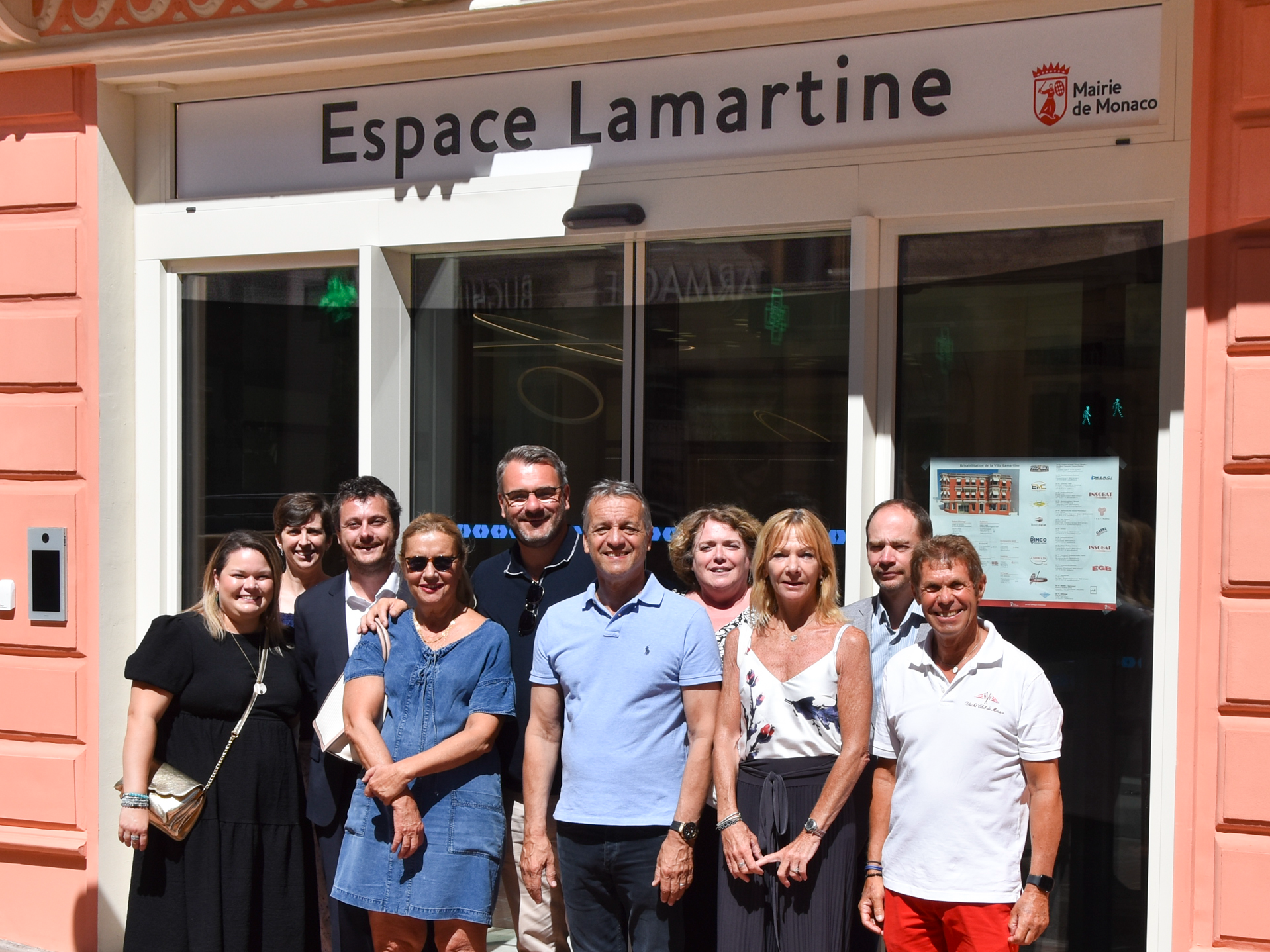 Visite du chantier de l'Espace Lamartine