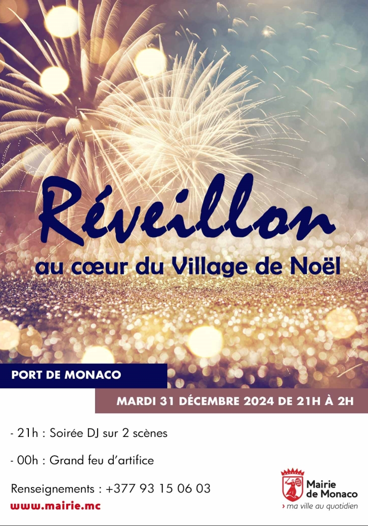 Affiche de l'événement Réveillon au coeur du Village de Noël