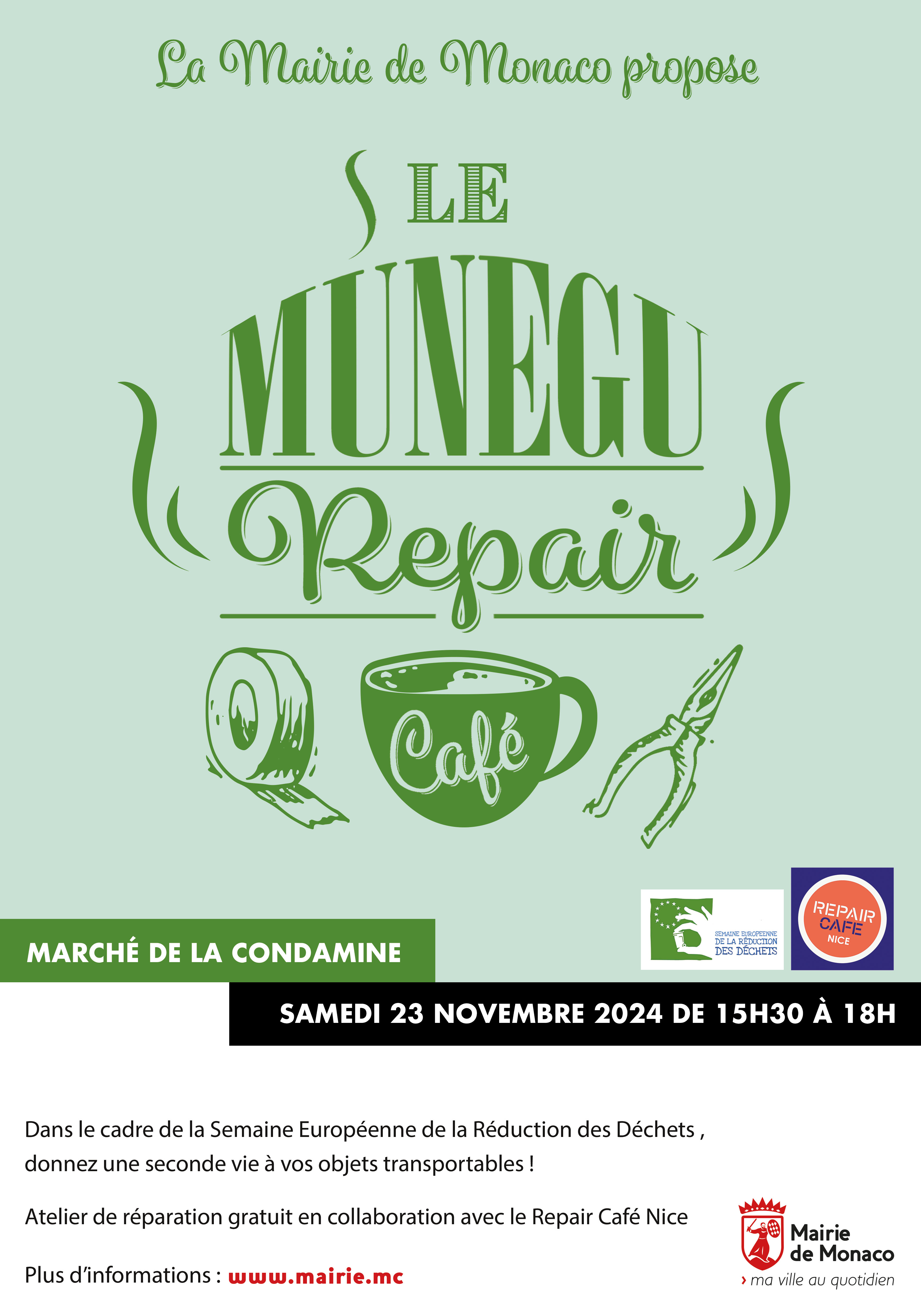 Affiche de l'événement Munegu Repair Café